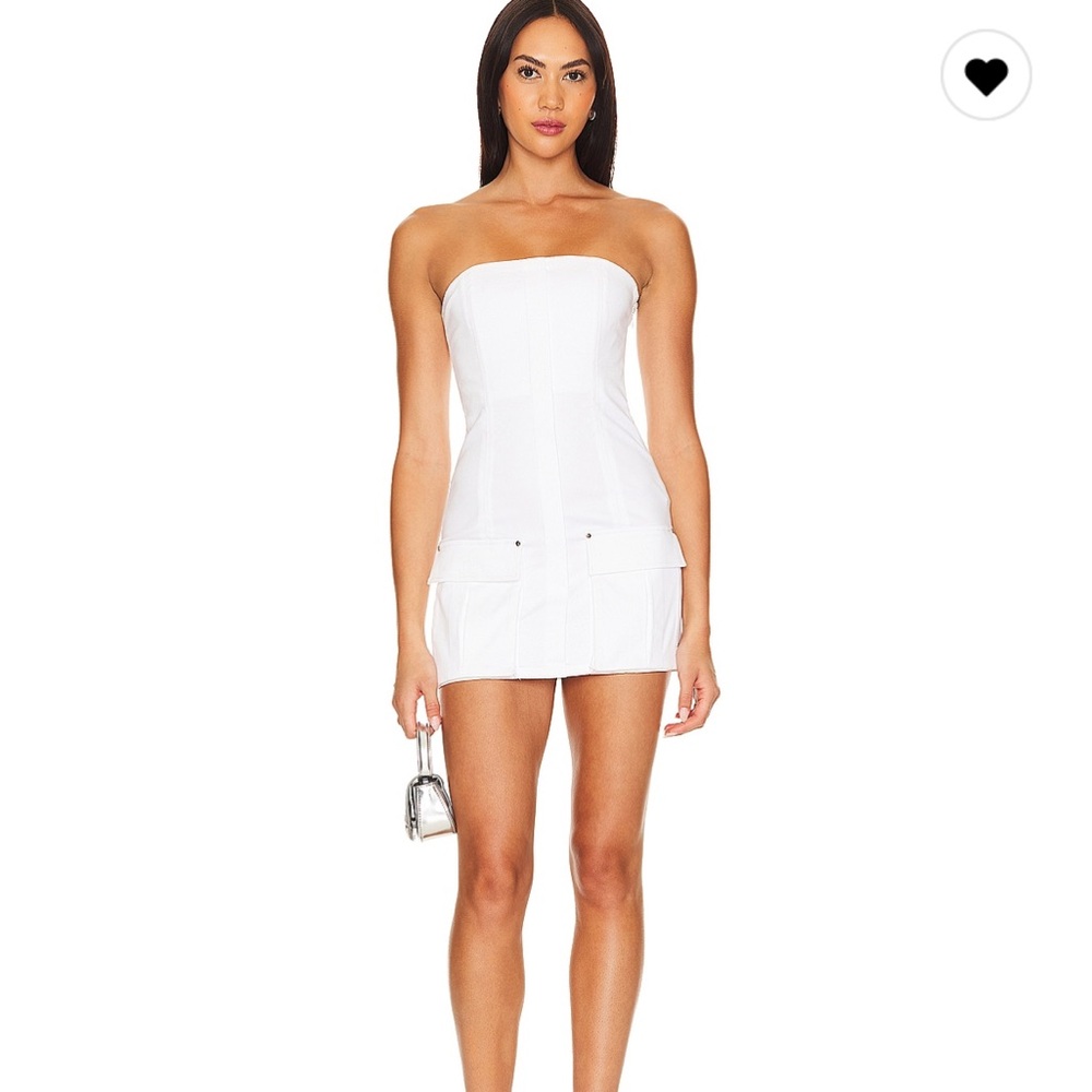 Camila Coelho Wynwood Mini Dress in Bright White (Revolve) (NWT)
